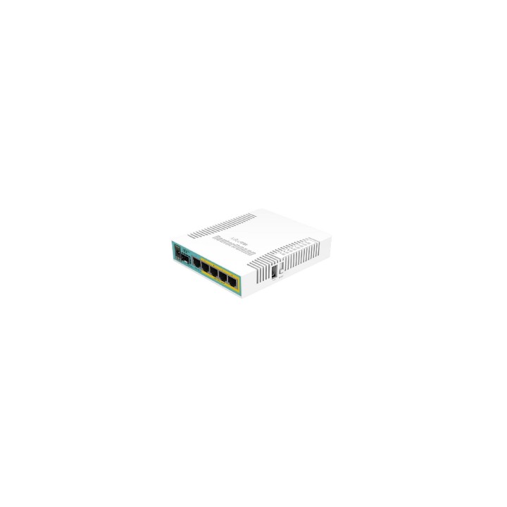 PUNTO DE ACCESO MIKROTIK 5PTOS ETHERNET 1PTO SFP 1PTO USB POE BLANCO RB960PGS