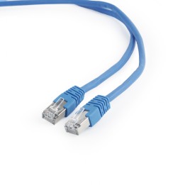 LATIGUILLO GEMBIRD CAT 6 FTP 0.5METROS AZUL PP6-0.5M/B