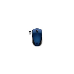 RATON INALAMBRICO HP 220 2.4GHz 1200PPP 3 BOTONES LED AZUL 1600DPI NANO RECEPTOR USB 1XAA AZUL 7KX11AA