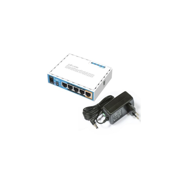 PUNTO DE ACCESO MIKROTIK HAP AC LITE 5X10/100 5GHZ BLANCO RB952Ui-5ac2nD