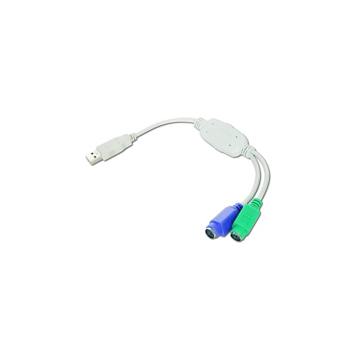 CONVERSOR GEMBIRD PS/2 A USB BLANCO UAPS12