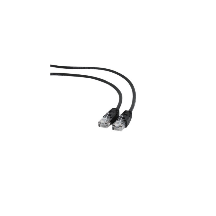 LATIGUILLO GEMBIRD CAT 5E UTP 3METROS NEGRO PP12-3M/BK