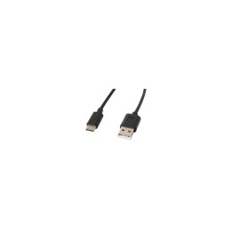 CABLE LANBERG USB 2.0 MACHO A USB 2.0 TIPO-C MACHO 1.8METROS NEGRO CA-USBO-10CC-0018-BK