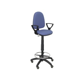 TABURETE AYNA BRAZOS FIJOS RUEDAS DE PARQUE BALI AZUL T04CPBALI261BGOLFRP