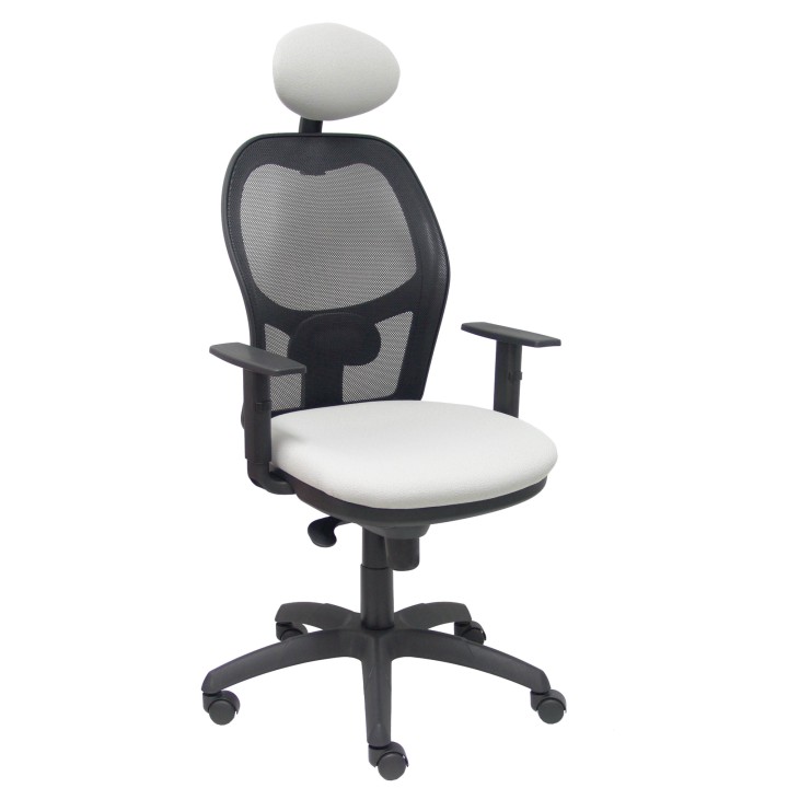 SILLA JORQUERA MALLA NEGRO CABECERO FIJO ASIENTO BALI GRIS CLARO 15SNBALI40C