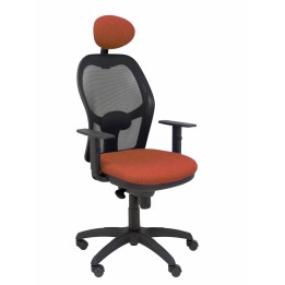 SILLA JORQUERA MALLA NEGRO CABECERO FIJO ASIENTO BALI MARRON 15SNBALI363C