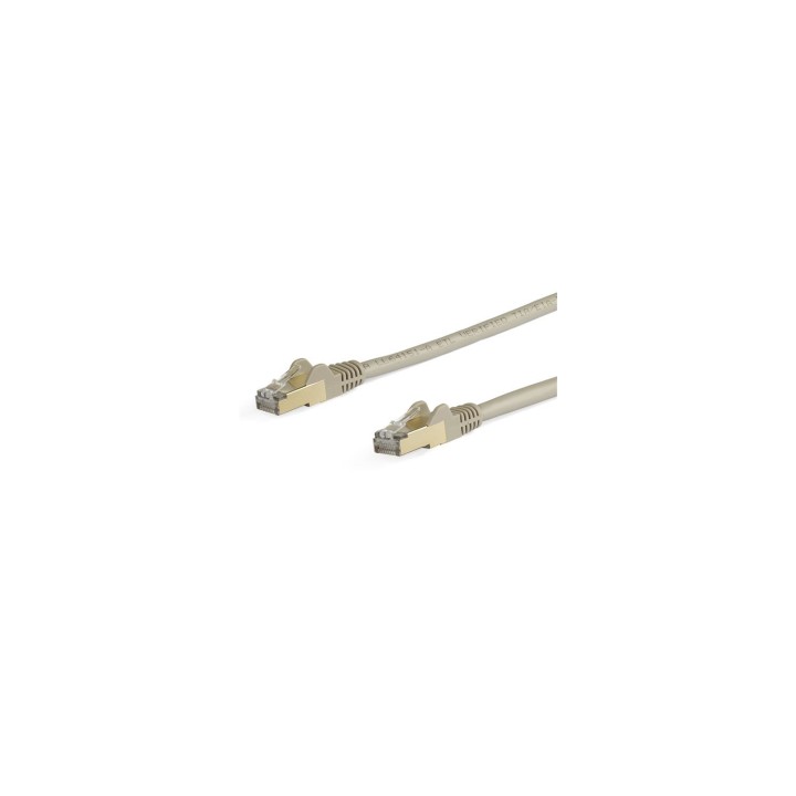 StarTech.com Cable de 10m de Red Ethernet CAT6a Gris RJ45 STP