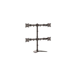 StarTech.com Base de Soporte Ajustable VESA para 4 Monitores de hasta 27 Pulgadas negro