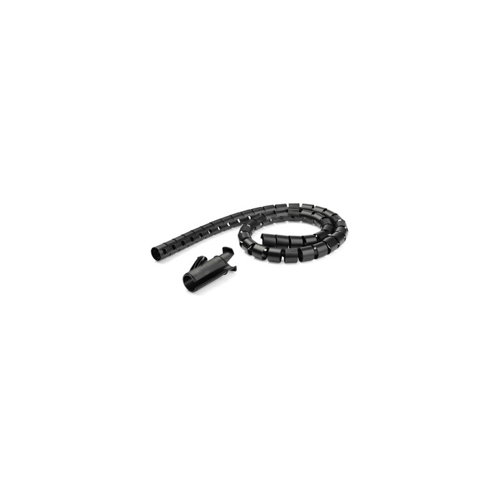 StarTech.com Manga de 1,5m en Espiral para Gestión de Cableado con Diámetro de 25mm negro