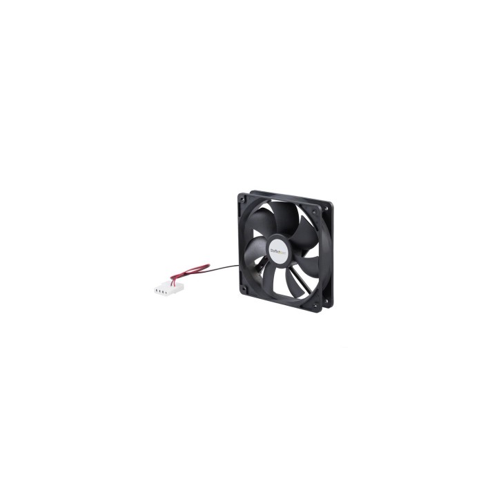 StarTech.com Ventilador Fan para Chasis Caja de Ordenador PC Torre - 120x25mm - Conector LP4 Negro