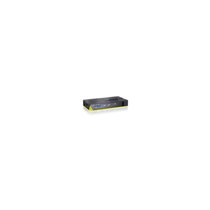 CONMUTADOR AUTOMATICO SOBREMESA LEVEL ONE V/T/M 1A4 CPUS USB CON AUDIO CABLES INCLUIDOS KVM-0421