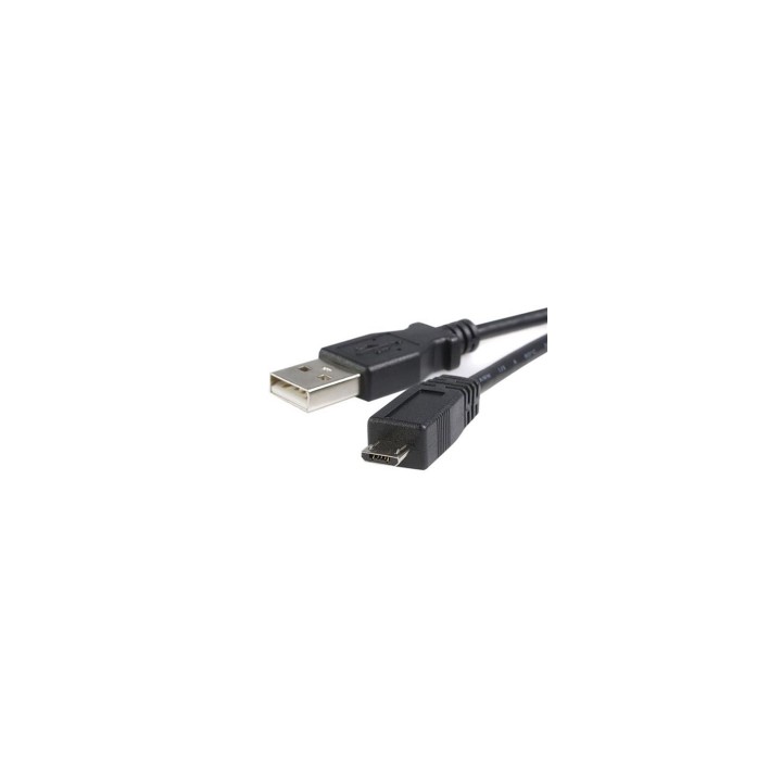 StarTech.com Cable de 50cm USB 2.0 Micro USB B macho a USB A macho Cargador para Teléfono Móvil Datos - Negro