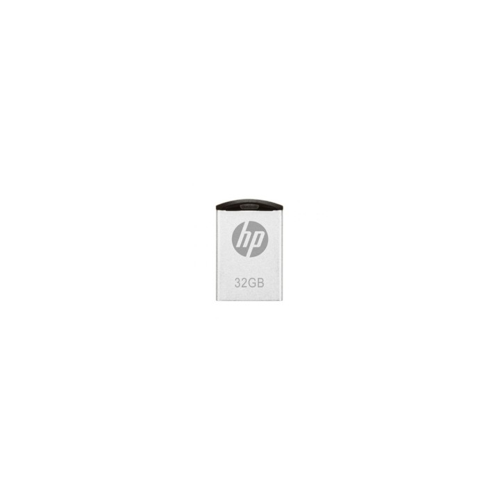 MEMORIA HP V222W USB 2.0 32GB 14MB/S LECTURA METAL PLATA HPFD222W-32P