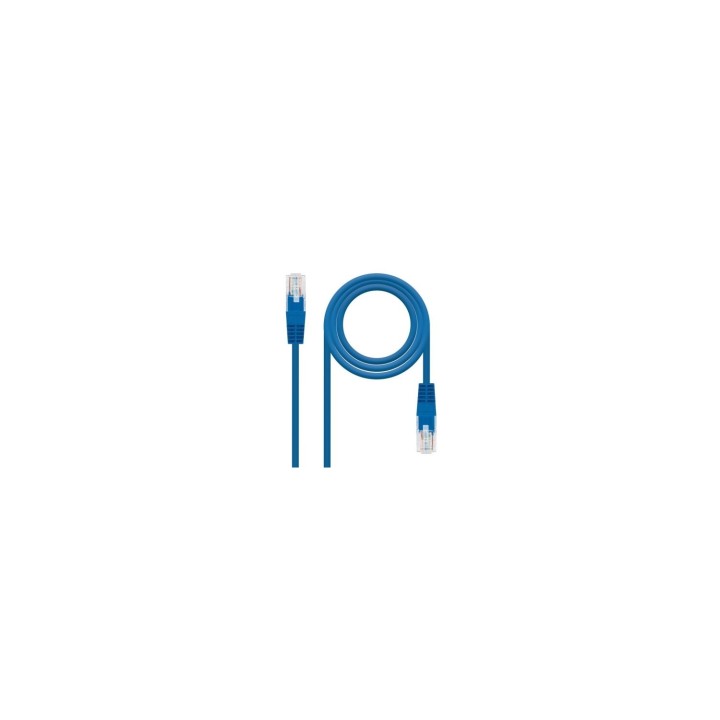 LATIGUILLO DE RED NANOCABLE RJ45 UTP CAT6 1M AZUL 10.20.0401-BL