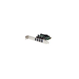 StarTech.com Tarjeta Adaptador PCI Express PCI-E USB 3.1 con UASP de 4 Puertos - Alimentación SATA