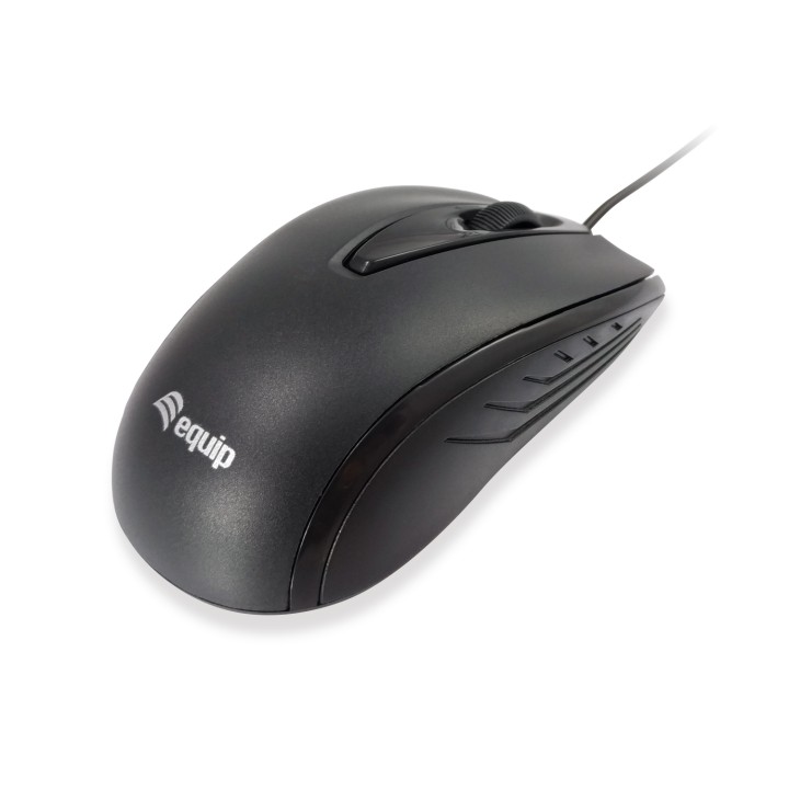 RATON EQUIP COMPACT USB OPTICO NEGRO 245107