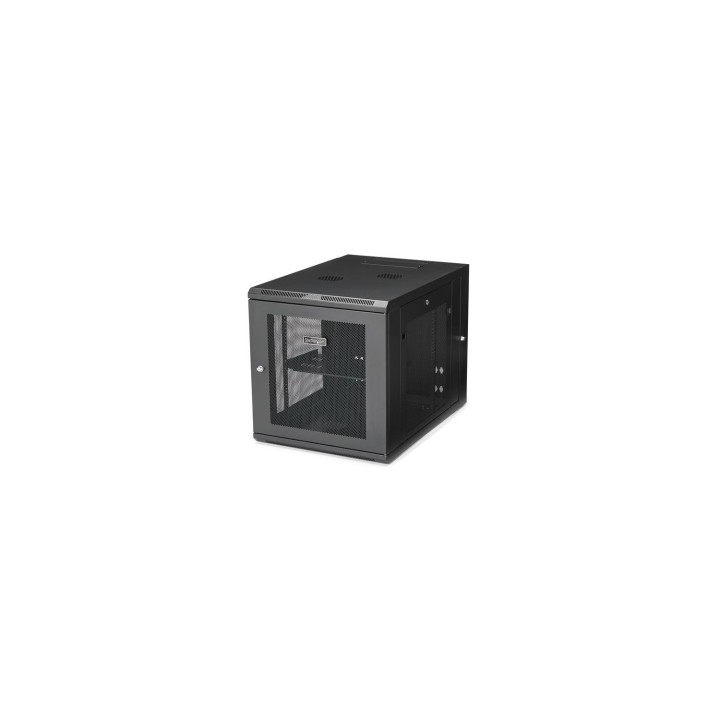 StarTech.com Armario Rack de Servidores Abisagrado de Pared 12U con 32 Pulgadas de Profundidad - Negro