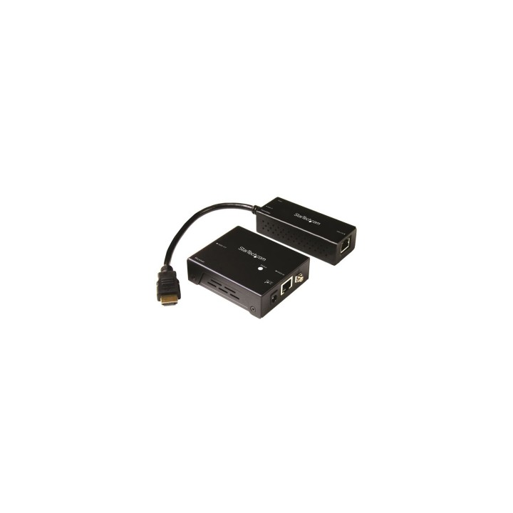 StarTech.com Kit Extensor con Transmisor Compacto - HDMI por Cat5 - Hasta 4K Negro