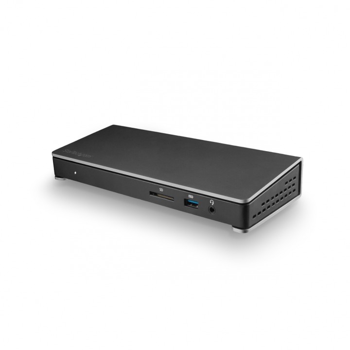 StarTech.com Dock Thunderbolt 3 para Pantalla Doble 4K 60Hz y 6x Puertos USB 3.0 - Negro