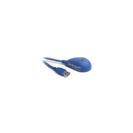 StarTech.com Cable de 1,5m Extensión Alargador USB 3.0 SuperSpeed Dock de Sobremesa - Tipo A Macho a Hembra - azul