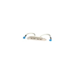 StarTech.com Cabezal Bracket de 4 puertos USB 2.0 con Conexión a Placa Base 2x IDC10