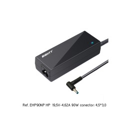 Eightt Cargador Especifico Compatible con HP 19,5V-4,62A 90W 4,5*3,0 Blue