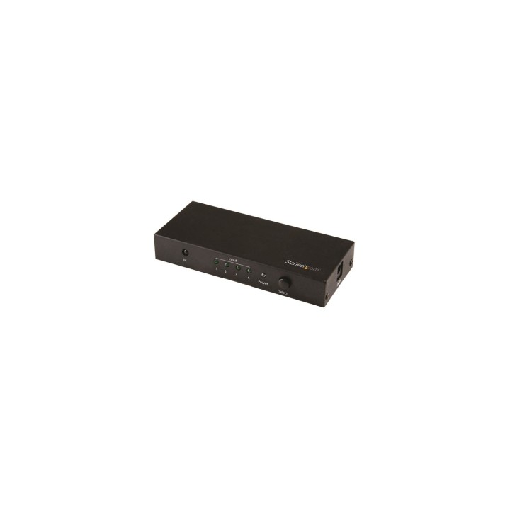 StarTech.com VS421HD20 interruptor de video HDMI - negro