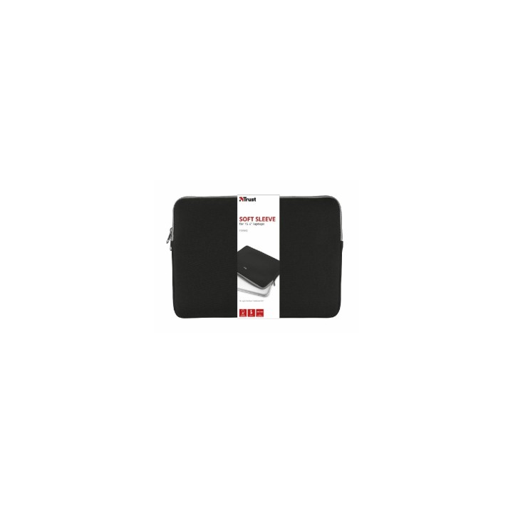 FUNDA TRUST PORTATIL UNIVERSAL PRIMO SLEEVE 15.6P NEGRO 21248