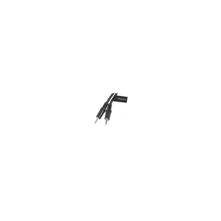 Cable audio phoenix jack 3.5 macho a macho 5m negro PHAUDIOJACK5