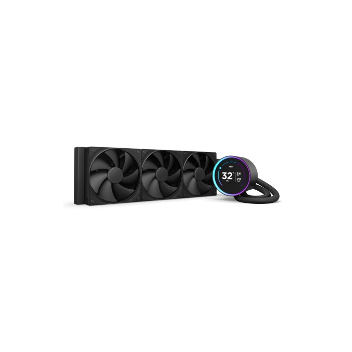 NZXT Kraken Elite 360 Procesador Sistema de refrigeración líquida todo en uno 12 cm Negro 1 pieza(s)