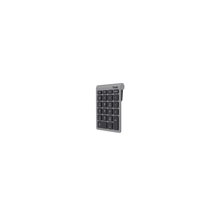 Trust Xalas teclado numérico Portátil/PC RF inalámbrico Plata