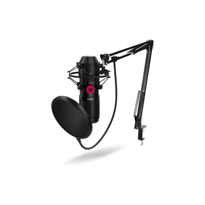 Krom Kapsule Kit de micrófono USB Negro