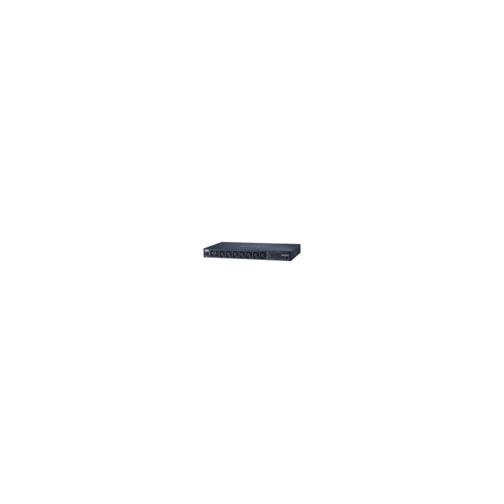ATEN PE8208G-AX-G Unidad de distribución de energÍ­a PDU 1U 8 salidas AC negro