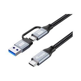 Equip 128433 cable USB USB 3.2 Gen 2x2 3 m USB A/USB C USB C Negro