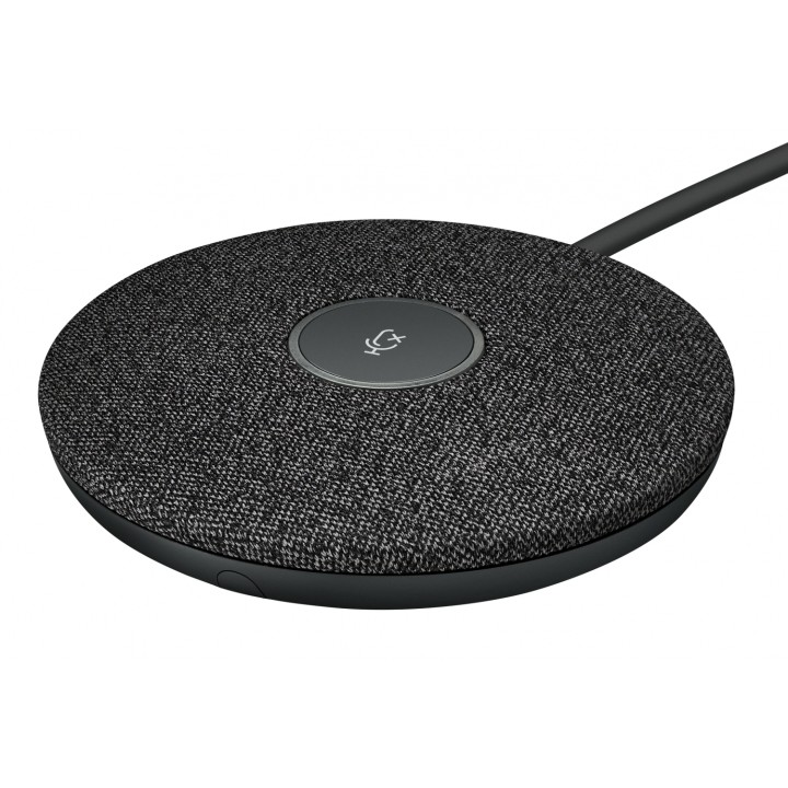 Logitech Rally Mic Pod Base Microfono Negro