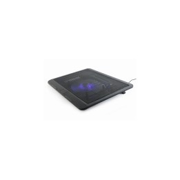 Soporte refrigerante gembird para portatiles 15p negro NBS-1F15-04