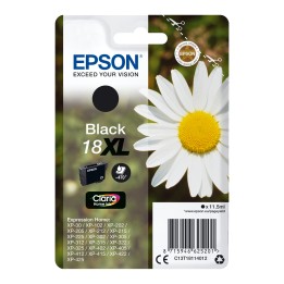 Cartucho Epson Daisy 18XL negro etiqueta RF C13T18114022
