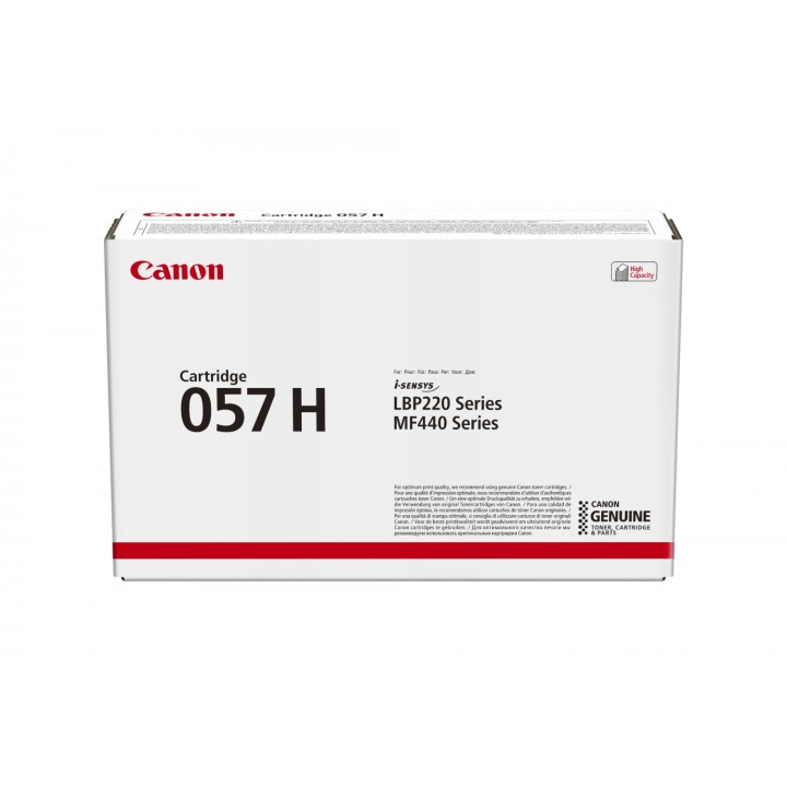 Canon i-SENSYS toner 057H 1 pieza Original Negro
