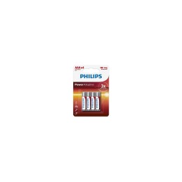 Philips Power Alkaline Pilas Alcalinas AAA LR03 1.5V Pack 4 Unidades LR03P4B/05