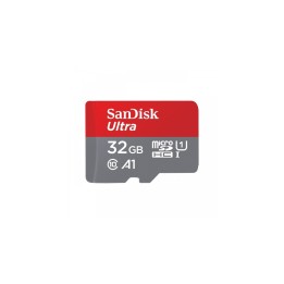 SANDISK ULTRA MICROSDHC 32GB + SD ADAPTER 120MB/S A1 CLASS 10 UHS-I  SDSQUA4-032G-GN6MA