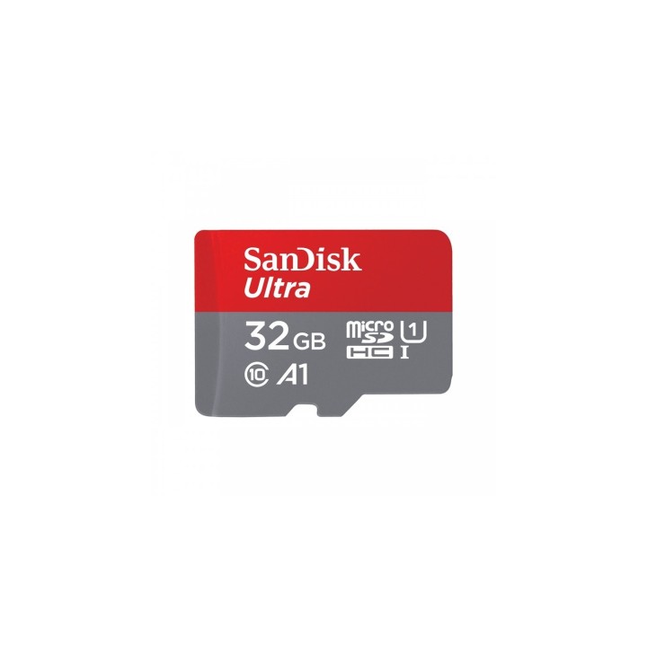 SANDISK ULTRA MICROSDHC 32GB + SD ADAPTER 120MB/S A1 CLASS 10 UHS-I  SDSQUA4-032G-GN6MA