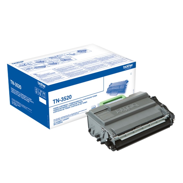 Brother TN-3520 cartucho de tóner 1 pieza Original Negro