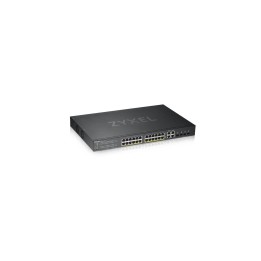 ZYXEL Gestionado Gigabit Ethernet (10/100/1000) EnergÍ­a sobre Ethernet (PoE) Negro