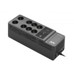 APC sistema de alimentación ininterrumpida (UPS) En espera (Fuera de lÍ­nea) 850 VA, 520 W, 8 salidas AC Negro
