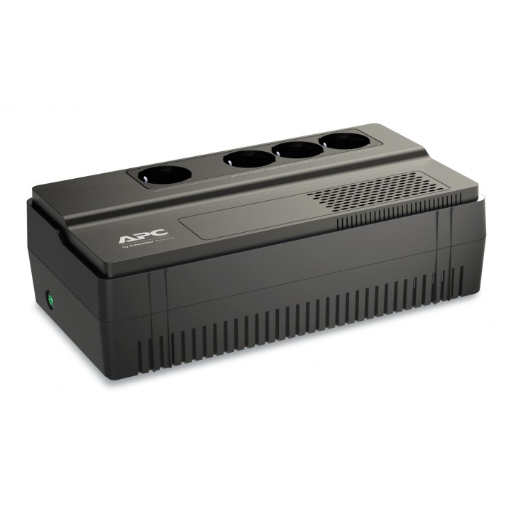 APC sistema de alimentación ininterrumpida (UPS) LÍ­nea interactiva 1000 VA, 600 W, 4 salidas AC Negro