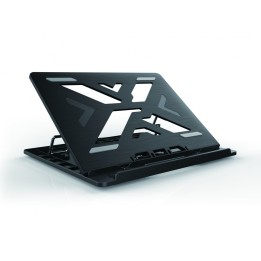 Conceptronic ERGO Soporte con refrigeracion para portatil 15.6p negro