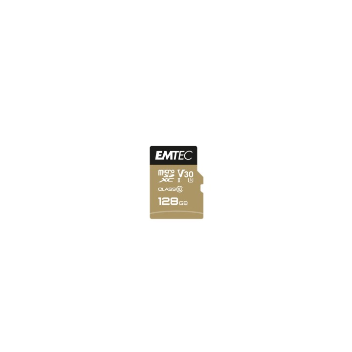 Emtec SpeedIN PRO Memoria microsdxc flash 128gb UHS-I Class 3 (U3) negro oro