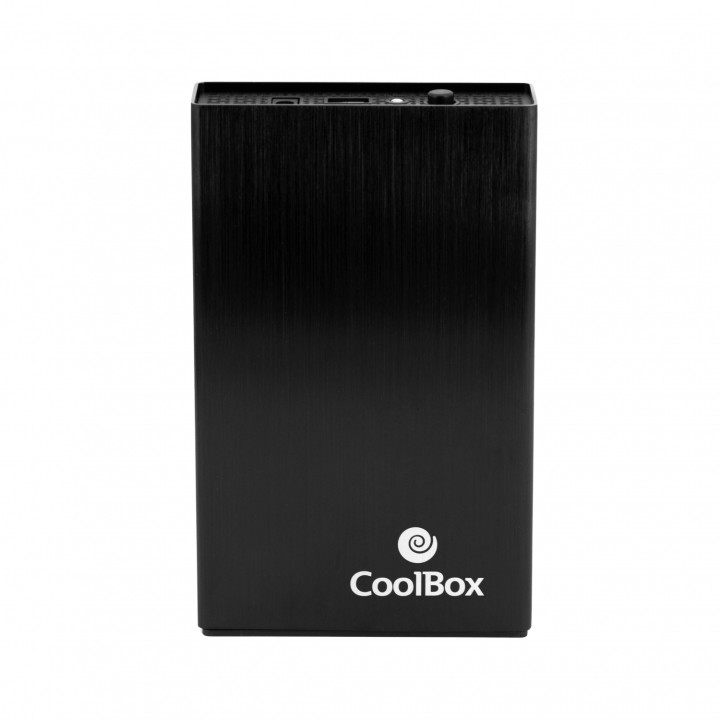 CoolBox SlimChase Caja de disco duro (HDD)  3.5" Negro