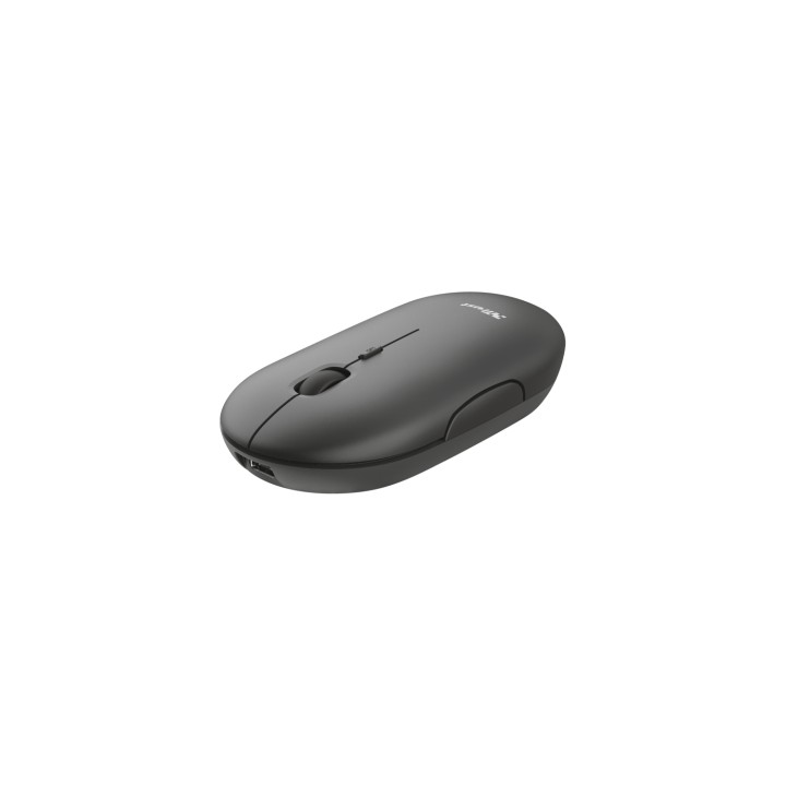 Trust puck raton ambidextro rf inalambrica bluetooth 1600dpi optico negro