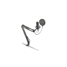 Trust gxt 252+ emita plus microfono de estudio USB Negro